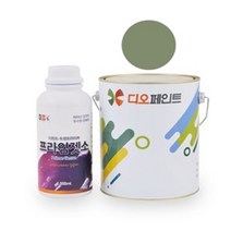 디오페인트 욕실용 타일페인트 1L_화장실타일 주방타일용세트( 리노타일 1리터+프라임젯소 250ml), 스테디27(딥 올리브)