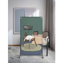 가벽파티션 패브릭 가벽 북유럽 심플 전시장 천, S[80x180cm]
