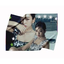 안유진굿즈 안유진 대형 이중 극세사 포토담요