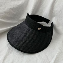 국내제작 라탄 여성 썬캡 라피아 밀짚 남자 여자 선캡 자외선차단 챙모자