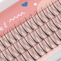 Anlinnet-프로페셔널 메이크업 60 클러스터 개인 속눈썹 M 샌드위치 이식용 싱글 터프트, 01 0.07mm_03 10mm_01 C, 01 01