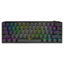CORSAIR CORSAIR K70 프로 미니 핫스왑 무선 게이밍 기계식 키보드 (저소음 적축)