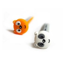 차량 통풍구 밴드스틱 방향제 디퓨 카닉스 스마일베어 캐릭터 냄새제거 악세사리 용품, 오렌지