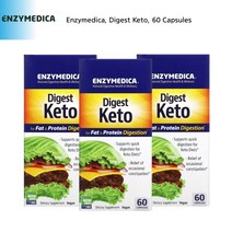 엔자이메디카 다이제스트 케토 Digest Keto 리파아제 바실러스서브틸리스 고초균 60캡슐 3팩
