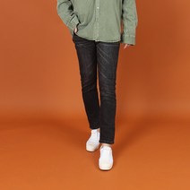 WTM847 남자 빅사이즈 워싱 흑청 데님 블랙진