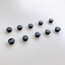 고급형 블랙 10개입 신발파츠 부자재 버튼 꼭지 꼬다리 단추 악세사리 재료 실내화 꾸미기, 단품, 단품