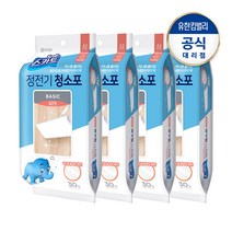 스카트 정전기 청소포 베이직 표준형 30매, 4팩