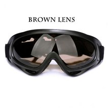 오토바이선글라스 김서림방지 방풍 바이크고글 안경착용 햇빛가리개 액세서리 자전거 atv motocross uvprotection motocross 스키 스노우 보드 오프로드 안경, 갈색