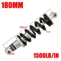 100MM 125MM 150MM 180MM 190MM 200MM 후면 서스펜션 충격 47cc 49CC 슈퍼 미니 모토 ATV 전동 스쿠터 포켓 바이크, [12] 180MM 1500LB