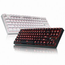 COX CK250 교체축 LED 기계식 게이밍 텐키리스 __, 갈축, 화이트