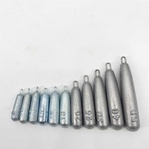 피싱템 다운샷추 도래추 회전 고리추 바다선상 낚시 봉돌 주물추 가공추 낚시추, 1개