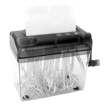 수동절단기 수동 가스 절단기 산소 금속 Mini Hand Shredder Portable Paper A6 Manual Documents Cutting, 01 민트