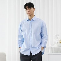 붐스타일 포시즌 베이직 옥스포드 오버핏 셔츠