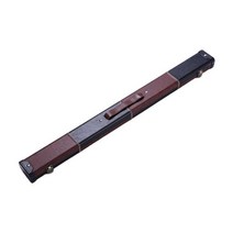 당구큐 큐대 큣대 헤비 듀티 당구 풀 큐 케이스 오거나이저 PU 가죽 외장 1/2 스누커용 칸막이 벨벳 내부 버트 샤프트 홀드, [02] Coffee