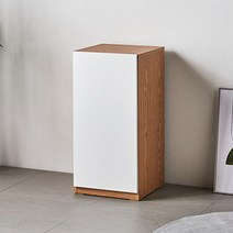 에보니아 캘리 거실장400 거실수납장 틈새수납장 [착불배송], 화이트