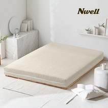 느웰 천연라텍스 토퍼 매트리스 솔리드 하드 15cm/K