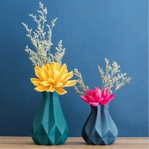 [ 드라이플라워 + 도자기 화병 세트 ] 아르띠콜로 북유럽 드라이플라워 꽃병 갈대 조화 방 인테리어 소품 프리저브드 식탁 사무실 조화꽃 장식소품 세라믹 화병 인테리어소품, 연꽃안개 세트