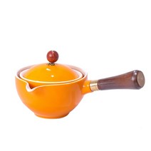 티포트 약탕기 중국어 쿵푸 차 세트 360 회전 주전자 세라믹 메이커 주입기 반자동 Gongfu Teaware Pot Cu, 10 K