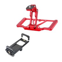 FEICHAO 메탈 홀더 Crystalsky 마운트 DJI Mini SE 매빅프로 2 공기 스파크 드론 원격 제어 브래킷 전화 테블렛 클립, Red w 2IN1 Clip