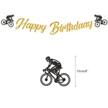 생일장식 여아 어린이용 자전거 라텍스 풍선 생일 파티 장식 베이비 샤워 웨딩 케이크 토퍼 배너 용품, [15] 14