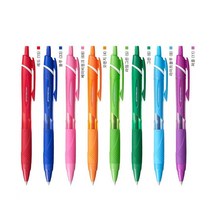 유니 제트스트림 단색볼펜 10개 SXN-150-38 SXN-150-05 SXN-150C-05 SXN-150-07 SXN-150C-07 SXN-150-10, SXN-150-38 라이트핑크(51)-블랙잉크 10개