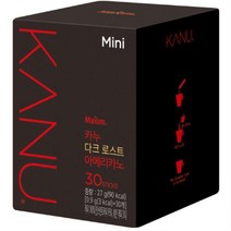 카누 미니 다크 로스트 아메리카노, 120개, 0.9g