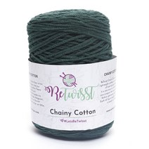 삼남뜨개실 리트위스트 체이니코튼 250g 10+1 면사 면실 혼방실 가방실 사계절실, ReTwisst Chainy Cotton, 37 포레스트