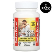 Yerba Prima Odor Cleanse 예르바 프리마 아가리쿠스 50 캡슐 X 2팩, 1개, 기본