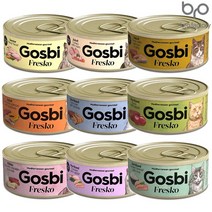 고스비 고양이캔 70g x 8개입 고양이 주식캔 습식사료 9종, 칠면조&햄(70g x 8개)
