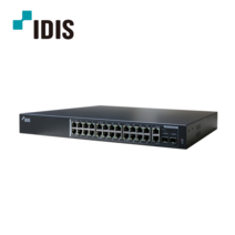 아이디스 CCTV 부자재 기가 24포트 360W POE 스위치 허브 DH-2026PF