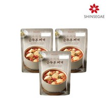 피코크 우리집 순두부찌개 500g x 3팩, 단품