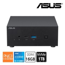 에이수스 ASUS PN63 미니PC 인텔 i5-11300H RAM 16GB + SSD NVMe 1TB 데스크탑 초소형 컴퓨터, 기본, 기본