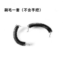 에끌 이탈리아식 반자동 커피메이커 청소 브러시 핸들 브러시 커피믹스 세트는 탈부착이 가능포타필터브러쉬 그라인더청소솔-15870, 단일옵션, 02.브러시 한 쌍 58mm