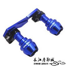혼다 PCX125 160 배기관 머플러 슬라이더 프론트 포크 가드 보호 튜닝, 블루-PCX-머플러개