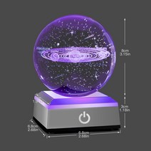 hochance 3D 사자자리 크리스탈 다채로운 색상의 LED 조명 베이스 .. 정품보장, B-Solar System