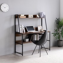 카라 선반 책상_800~1200, 블랙