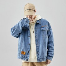 비아츠 MRST-1 남자 봄가을 블랙 데님자켓 중청자켓