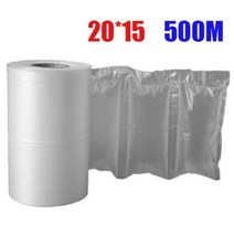 500M 버퍼 에어 쿠션 기계 공기주입 가방 충전 에어백 패키지 충격 방지 롤 필름 버블 20*10cm 20*15cm 20*20cm, 20X15cm 500M_CHINA