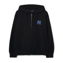 엠엘비 집업 후드 베이직 백빅로고 오버핏 NY 블랙