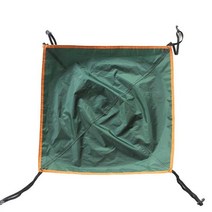 돔쉘터 육각 옥타곤 장박 텐트 캠핑쉘터 tent tarp 지붕 커버 비치 경량 피크닉, 초록