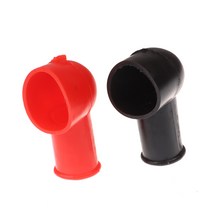 2pcs 고무 자동차 오토바이 배터리 부정적인 긍정적 인 터미널 커버 모자 부팅 절연 보호기 교체 Acc
