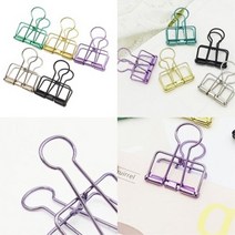 JUNI 디자인 클립 중 1P 페이퍼클립 사무용품 서류집게