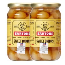 바튼 Bartons Pickled Onions 호주 스위터 어니언 피클 450g, 2팩
