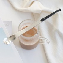 감성 브런치 카페 롱스푼 스텐레스 앤틱 스터 주방용품 긴티스푼 빈티지 칵테일 엔틱, 1개, 네이비