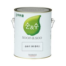 친환경 벽지 벽면 페인트 무광 노루페인트 순앤수100 4L, 컨테이너, 1개