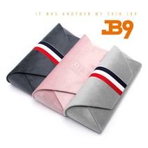 [제이비나인] JB9 스웨이드 케이스 안경 선글라스 고급 보관함 수납 파우치 안경수건세트
