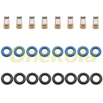 할리 데이비슨 오토바이 연료 인젝터 수리 키트 오링스 필터 25 도 27654-06 2770906A, 03 8 piece set, 03 8 piece set