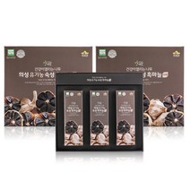 [KT알파쇼핑]건강이열리는나무 의성 유기농 숙성 흑마늘스틱 2박스 선물추천, 흑마늘스틱 30포 2세트