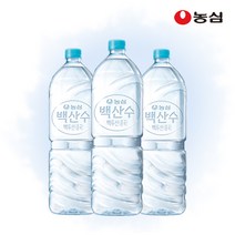 백산수 무라벨 2L X 36개 천연암반수 생수 지하수 먹는샘물 깨끗한물 안전한물 미네랄워터