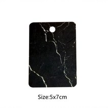 보관함 보석함 단상자 틴케이스 자개 원목 시계 주얼리 악세사리 대리석 귀걸이 보석 디스플레이 카드 골판지 판지 50 개 목걸이 스탠드 포장 용품 소기업용 도매, 2 Black